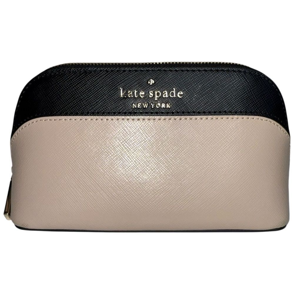 |EUC| KATE SPADE Staci Color Black Small Cosmetic Case